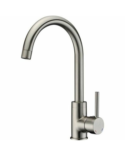 Mischbatterie Rousseau 4060404 Grau Edelstahl Messing