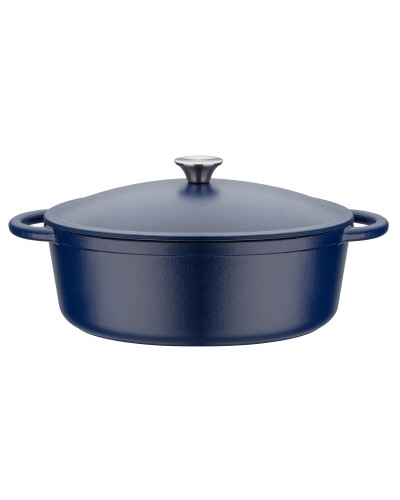 Topf mit Deckel GSW 717328 Blau Edelstahl 7 L