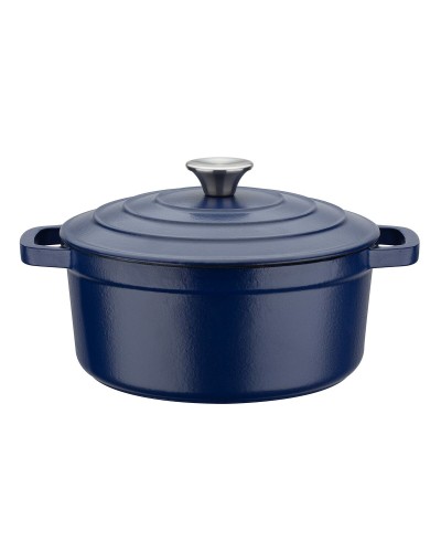 Topf GSW 717274 Blau Weiß Stahl 2 Stücke