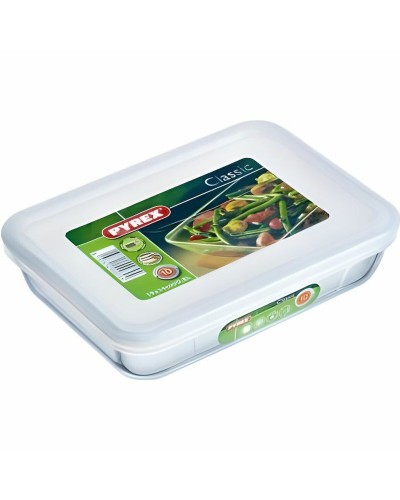 Plateau avec couvercle Pyrex 241P000/5016 Blanc Transparent 800 ml