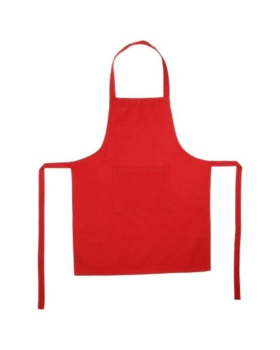 Tablier de Cuisine Atmosphera en Coton Rouge | 60 x 80 cm
