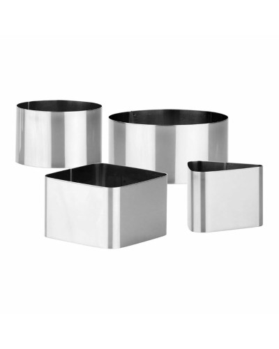 Moule de placage Tescoma Grandchef Gris Métal Acier inoxydable 4 Unités