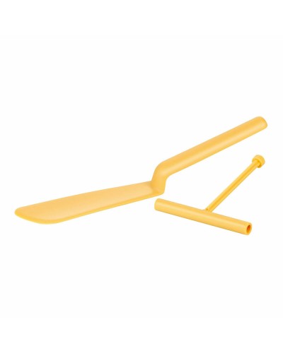 Pannenkoek spatula Tescoma Delicia Nylon Geel (2 Stuks)