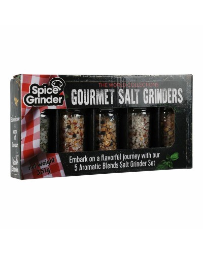 Saltkar och pepparkar Lifetime Glas Medelhavs