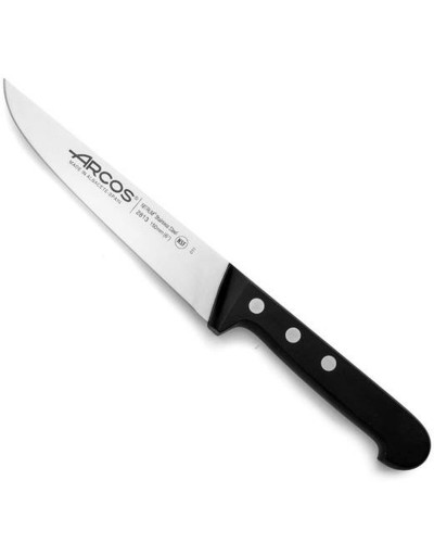 Cuchillo de Cocina Arcos Negro Plateado Acero Inoxidable