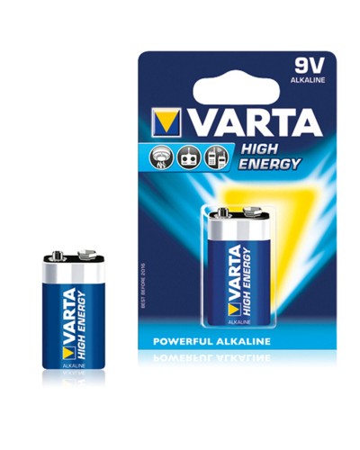 Akku Varta 6LR61 9V 9 V 580 mAh 1,5 V (10 osaa)