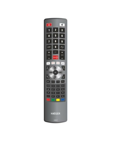 Haeger Mando a Distancia Universal UR-006.002A - Compatible con TV y Dispositivos
