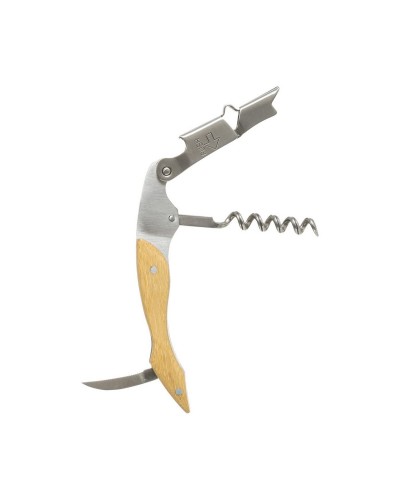 Ouvre-bouteille 5five Limondier : Outil de luxe en acier inoxydable pour ouvrir les bouteilles de vin et de bière.
