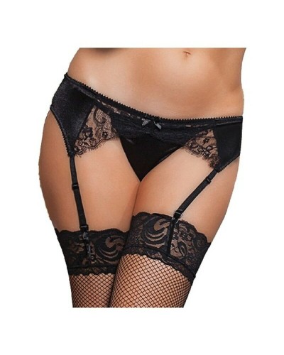 Seven Til Midnight Suspensorio Negro Talla M (38-42) - Lencería Sexy
