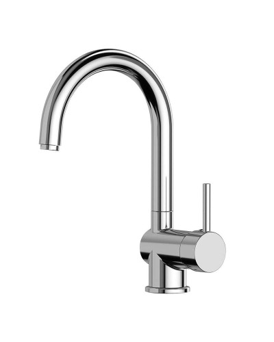 EDM Algarve: Single Lever Sink Mixer Tap - Steel, Zinc, Brass

