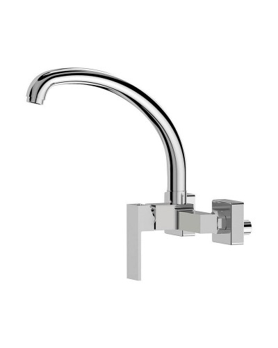 EDM Getaria - Grifo de Fregadero Acero Inoxidable, Zinc, Latón - Monomando Cocina
