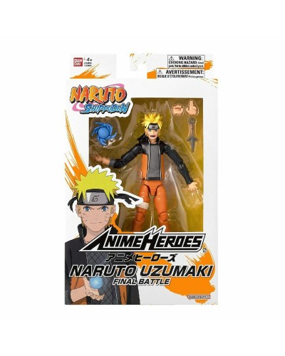 Statue Naruto Uzumaki Final Battle Bandai, 17 cm, Décorative
