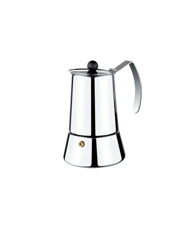 Italian Coffee Pot Monix M630006 Steel Silver 6 Cups Stainless steel