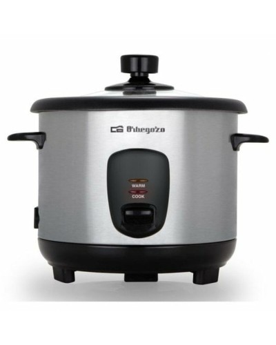 rijstkoker Orbegozo CO-3025 400 W Zwart Staal 1 L
