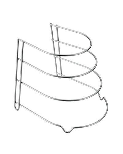 Metaltex Canyon Soporte para Sartenes, Metal, 23 x 27 x 23 cm, Negro
