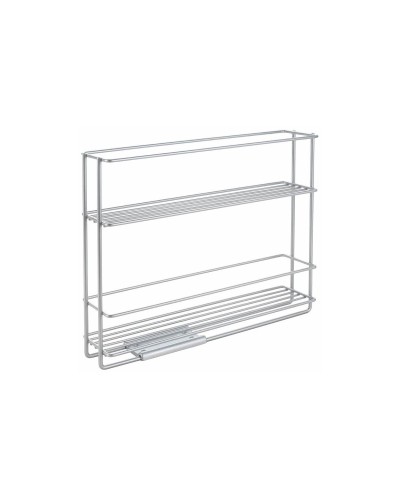 Metaltex In&Out Spice Rack | Spice Organizer | 28 x 6 x 22 cm | Elegant and Practical
