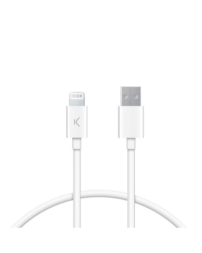 USB-kabel KSIX Wit 1 m