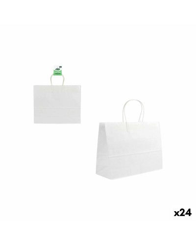 Ensemble de sac alimentaire réutilisable Algon Blanc 3 Pièces (24 Unités)