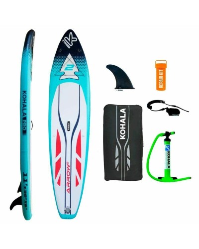 Inflatable Paddle Surf Board with Accessories Kohala Arrow 2 Blue ( 335 x 75 x 15  cm)