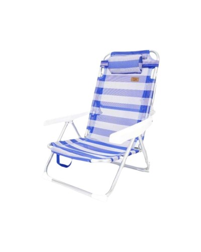 Strandstoel Ociotrends Blauw 60 x 50 x 82 cm