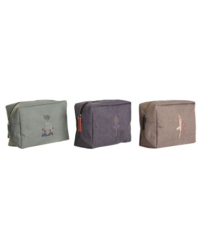 Resenecessär DKD Home Decor Brun Grön Bordeaux 20 x 8 x 14 cm