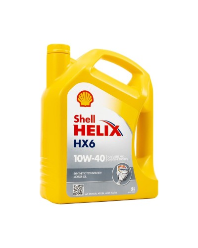Huile de moteur pour voiture Shell Helix HX6 5 L 10W40