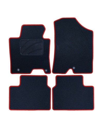 Set di Tappetini per Auto OCC Motorsport OCCHY0014RD Rosso Hyundai i30 5 Pezzi