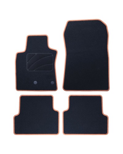 Car Floor Mat Set OCC Motorsport OCCRT0038YE Yellow Renault Modus 5 Pieces