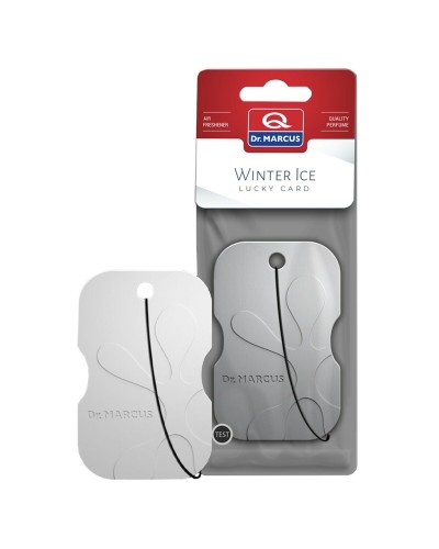 Désodorisant Pour Voiture Dr Marcus Lucky Card ICE CHILL Plastique Parfum Pendentif