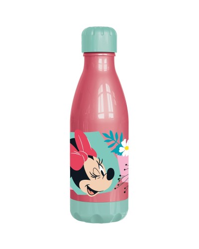 Botella de Agua Minnie Mouse CZ11269 560 ml Rosa Plástico