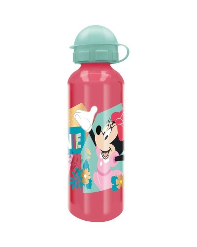 Wasserflasche Minnie Mouse CZ11263 530 ml Rot Aluminium