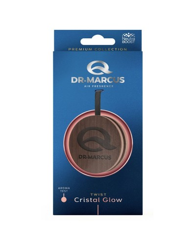 Auto luchtverfrisser Dr Marcus Twist Crystal Glow Hout Geur Hanger