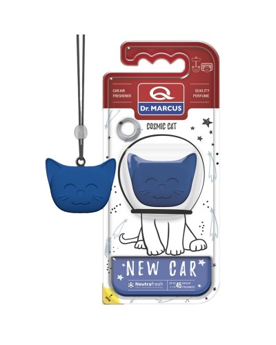 Auto luchtverfrisser Dr Marcus Cosmic Cat Nieuwe auto Plastic Geur Hanger