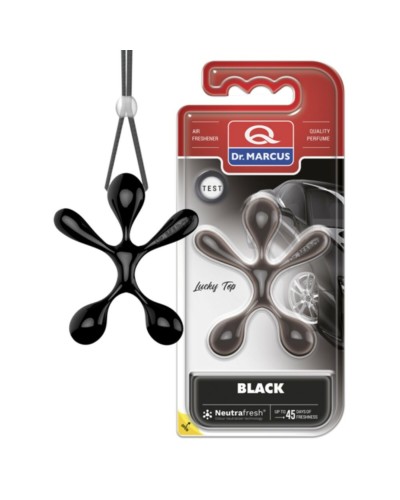 Car Air Freshener Dr Marcus Lucky Top black Plastic Pendant (12 Units)