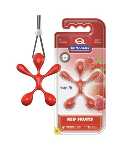 Car Air Freshener Dr Marcus Lucky Top Red fruits Plastic Pendant (12 Units)