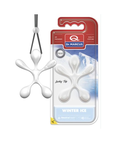 Deodorante per la Macchina Dr Marcus Lucky Top ICE CHILL Plastica Fragranza Ciondolo (12 Unità)