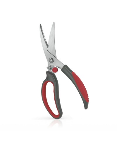 Metaltex Tijeras de Cocina Acero Inoxidable 23 cm, Diseño Pájaros
