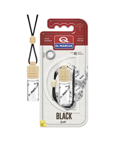 Auton ilmanraikastin Dr Marcus Ecolo black 4,5 ml Puu Kristalli Tuoksu Riipukset 4 Kappaletta