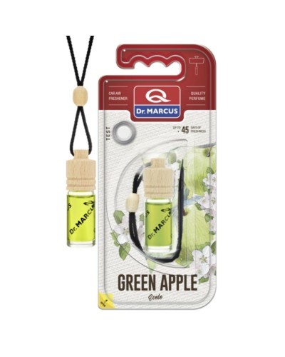 Auto luchtverfrisser Dr Marcus Ecolo Appel 4,5 ml Hout Kristal Geur Hanger 4 Onderdelen