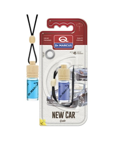 Désodorisant Pour Voiture Dr Marcus Ecolo Voiture neuve 4,5 ml Bois Verre Parfum Pendentif 4 Pièces