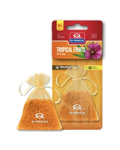 Désodorisant Pour Voiture Dr Marcus Fresh Bag Tropical Parfum Pochette