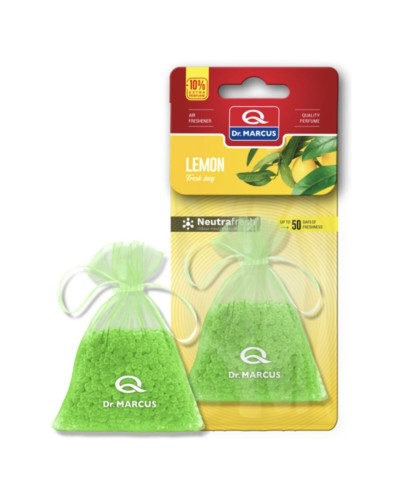 Désodorisant Pour Voiture Dr Marcus Fresh Bag Citron Parfum Pochette