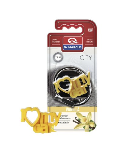 Désodorisant Pour Voiture Dr Marcus City Vanille Plastique Parfum