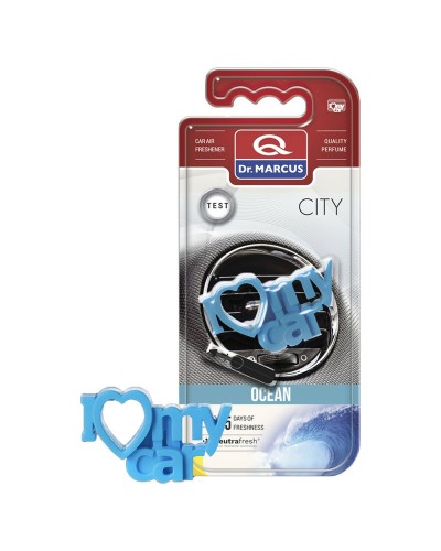 Car Air Freshener Dr Marcus City Ocean Plastic