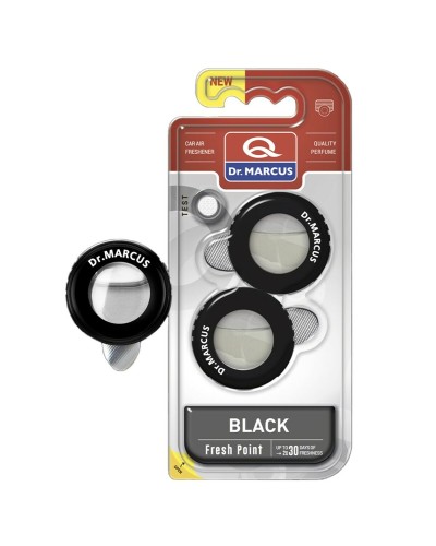 Deodorante per la Macchina Dr Marcus Fresh Point black 2,5 ml Plastica Fragranza 2 Pezzi (2 Unità)