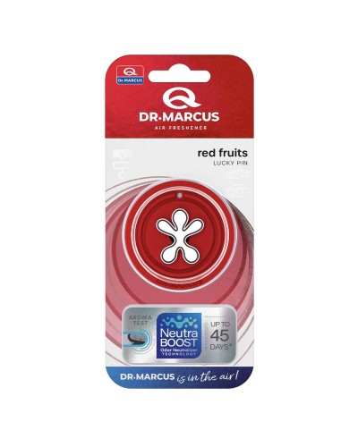 Ambientador para Coche Dr Marcus Lucky Pin Frutos rojos Plástico
