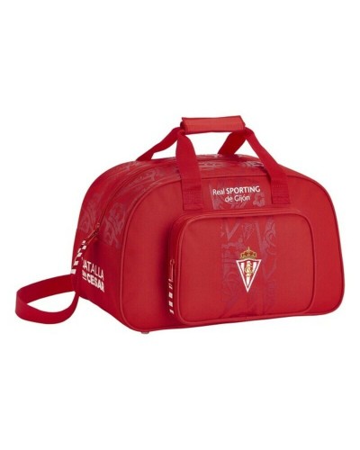 Sports bag Real Sporting de Gijón Red (40 x 24 x 23 cm)
