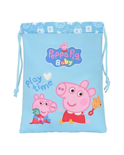 Mellanmålsväska Peppa Pig Baby Blå
