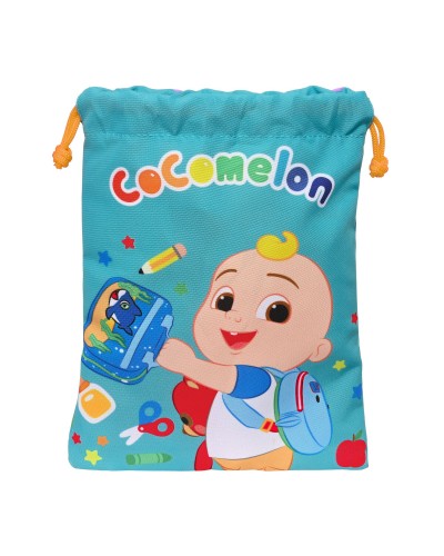 Bolsito de Merienda CoComelon Back to class Azul PVC