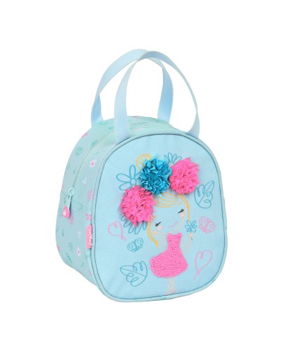 Thermische Snacktas Glow Lab Cute doll 19 x 22 x 14 cm Licht Blauw